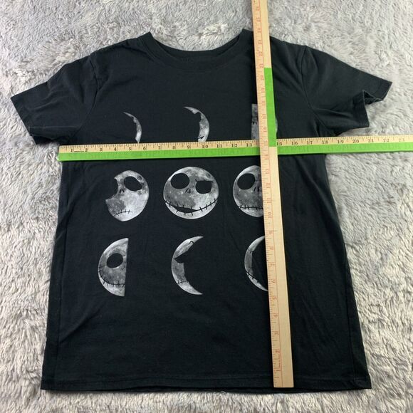 Jack Skellington Shirt Womens Medium Black Moons Nightmare Before Christmas - Picture 4 of 7
